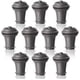 thumbnail image 1 of Tapones para Vino Vacu Vin VACUVIN0881050 Gris 10 unidades, 1 of 7