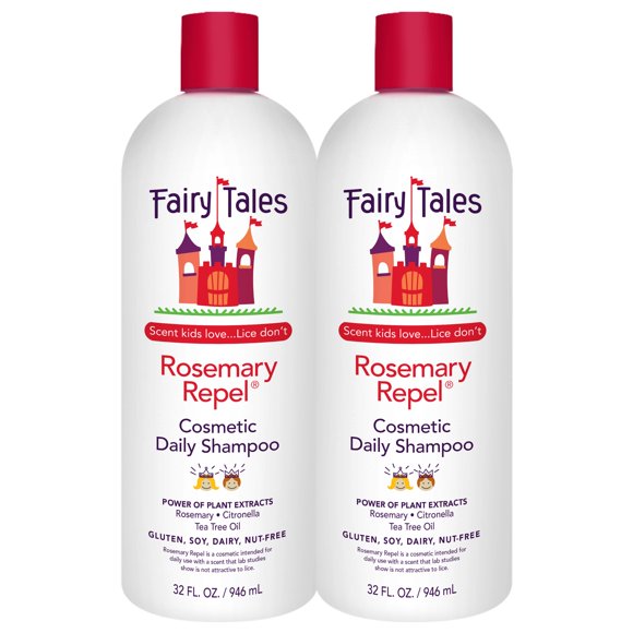 Champú Infantil Fairy Tales Repelente de Piojos con Romero 2x946 ml