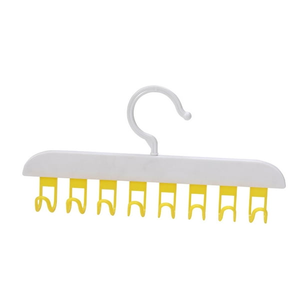 Organizador De Cinturones Giratorio 360 Para Ahorrar Espacio, Chales Para Puerta De Armario, 8 Ganchos, Estante Para Cinturones, Color Blanco