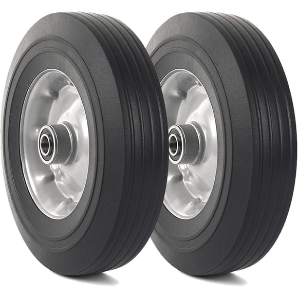 Ruedas macizas ARPRO 10 x 2,5 sin aire, paquete de 2
