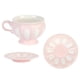thumbnail image 1 of Juego De Tazas Y Platillos De Té Taza De Té Tazas De Té De Agua Para El Desayuno Leche Latte Rosa, 1 of 5