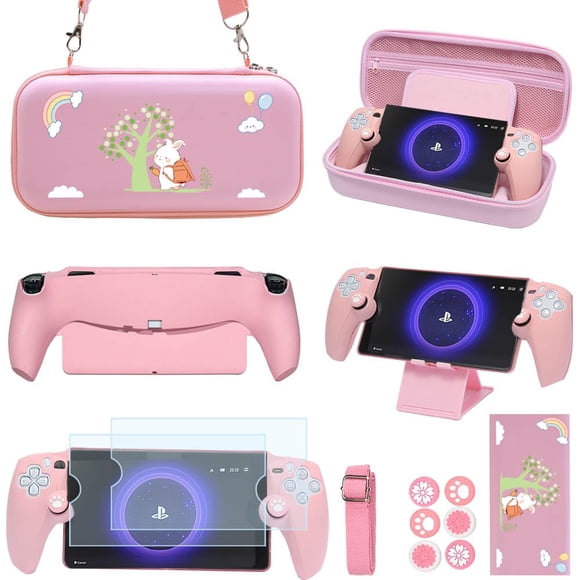 Conjunto de accesorios YOOWA para PS Portal - Rosa 12 en 1