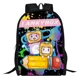thumbnail image 1 of LankyBox Anime Cartoon Cartoon Surrounding Children's School Bag Primary and Middle School Students Backpack Large Capacity, 1 of 3