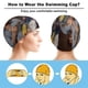 thumbnail image 3 of Bob Ross: La alegría de pintar Gorro de Natación de Licra, Gorro de Baño de Tela Cómoda, Gorro Elástico Antideslizante para Hombres, Mujeres y Niños, 3 of 6