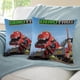 thumbnail image 3 of Dinotrux Fundas de almohada de terciopelo con tema, regalos de funda de almohada, decoración para el hogar, cojín de lanzar, regalo de cumpleaños para fans y parejas.30*30cm., 3 of 6