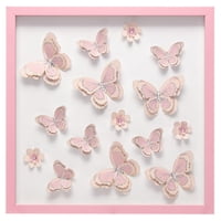Vgo - Cuadro Con Relieve Mariposas