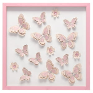 Vgo - Cuadro Con Relieve Mariposas