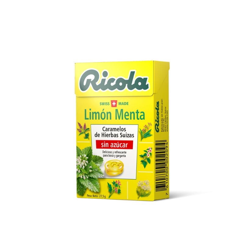 Caramelos Mini Box Limón/menta 27,5 g Ricola