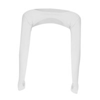 Ioensy - Chal Refrescante Con Orificio Para El Pulgar, Mangas Largas De Golf Para Mujeres Y Hombres, Verano, Blanco