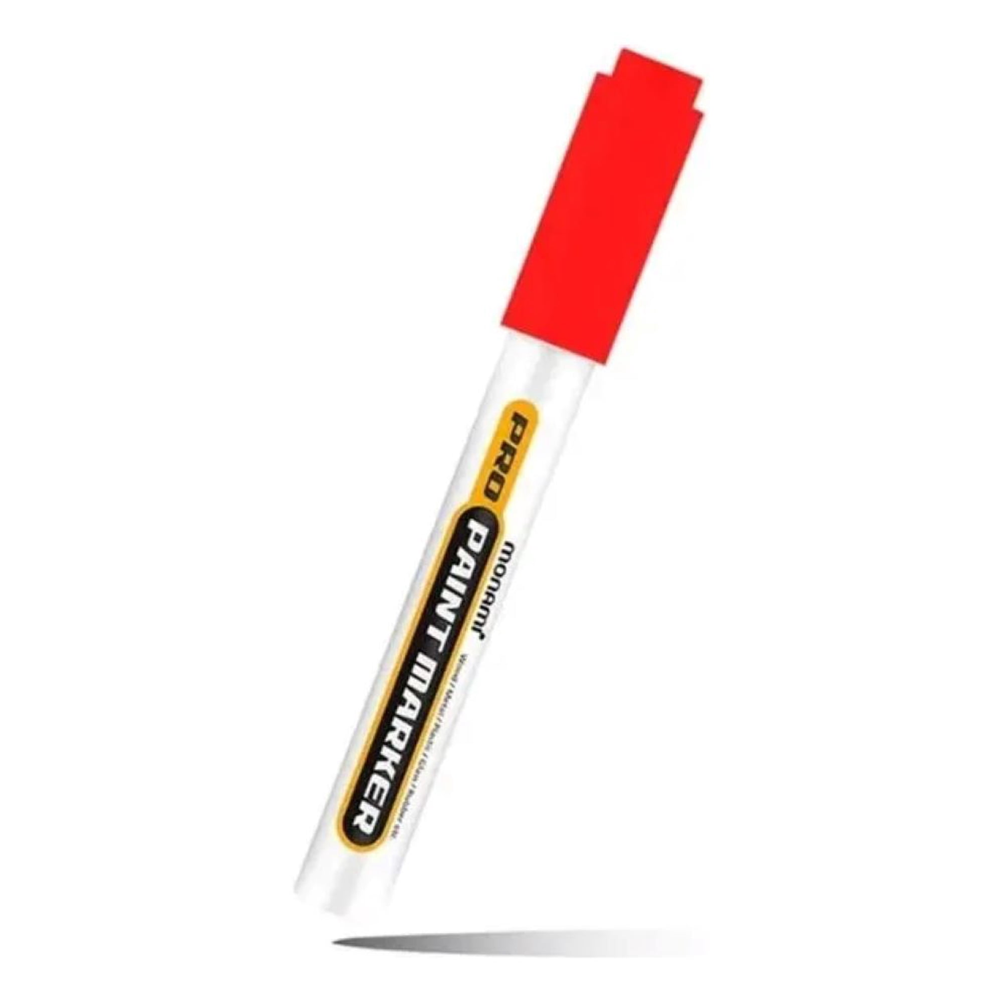 Metalfer - Marcador Pintura Óleo Paint Marker Monami Color Rojo