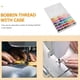 thumbnail image 2 of Caja de bobina transparente de 36 rejillas con bobina de hilo con color fijo, color brillante, color frío, caja de hilo de coser de 36 colores., 2 of 5