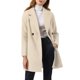thumbnail image 1 of INSPIRE CHIC Abrigo Largo de Mujer con Solapa Doble Cruzado de Manga Larga Raglán M Crema Blanco, 1 of 8