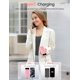 thumbnail image 5 of Power Bank aonidi 12000 mAh rosa con cables integrados, 5 of 9