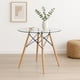thumbnail image 3 of Comedor Mesa Eames Vidrio 80 cm + 4 Sillas Eames Negras, 3 of 3