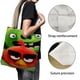 thumbnail image 3 of Angry Birds Bolso de tela con estampado de lienzo para mujer, bolsa de compras reutilizable y estética, con cremallera interior, regalo para mujer,40*45cm., 3 of 6