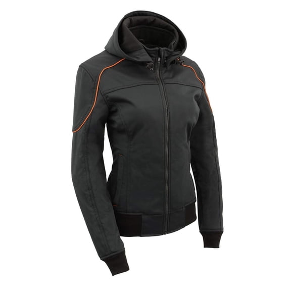 Chaqueta estilo racing de Milwaukee Leather - Negra - Talla S