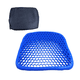 thumbnail image 2 of Cojín Asiento Gel Relajante Con Funda Lavable Auto Oficina Azul Microfibra, 2 of 3