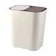 thumbnail image 2 of Separación Seca Y Húmeda Cubo De Basura Cubo De Almacenamiento De Basura Para Garaje, Dormitorio Blanco, 2 of 5