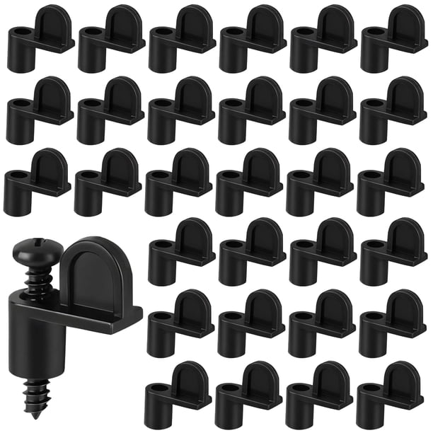 XwaYexa Clips para mosquitero de ventana, 30 piezas, nylon de 3/8 pulgada con tornillos