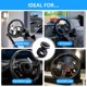 thumbnail image 5 of Perilla de Volante YIBEICO para Logitech/Thrustmaster, 5 of 6