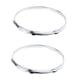 thumbnail image 5 of 1 par Snare Drum Hoop Ring Rim para instrumento de percusión 13 pulgadas 6 orificios, 5 of 5