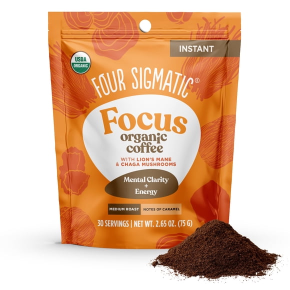 Coffee Mix Four Sigmatic Organic Mushroom, bolsa para 30 porciones