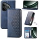 thumbnail image 3 of Funda Flip FOXDOCK para Realme GT 6 , Estilo Billetera con Diseño Rombo, Correa de Mano y Soporte, Uso Diario, 3 of 6