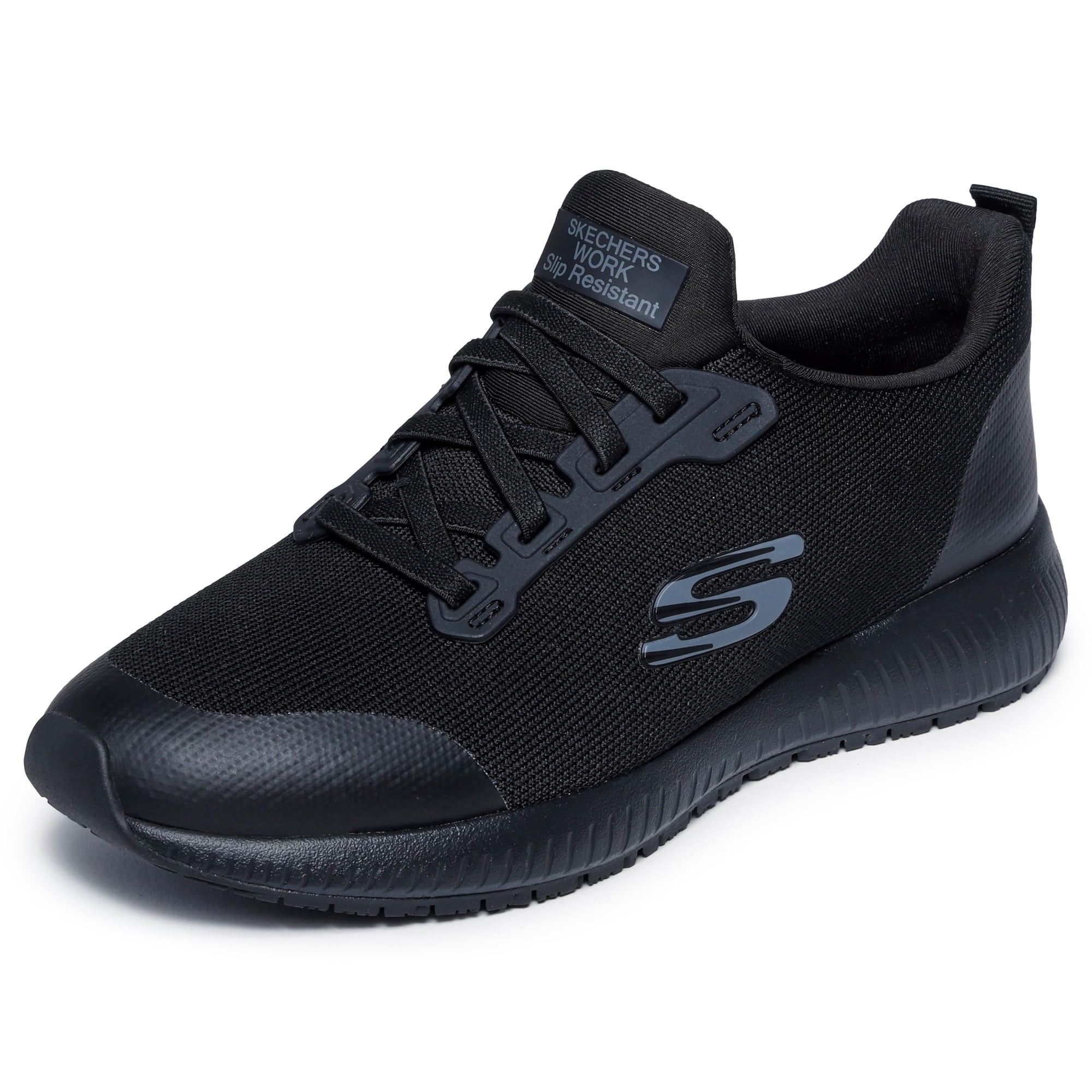 Zapatos Skechers Squad Sr Food Service Para Mujer, Negros, Talla 8.5 De Ancho