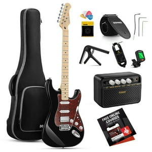 Pack Guitarra Electrica Funda Y Amplificador Donner Dst-152B