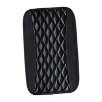 Ioensy - Funda De Cojín Para Reposabrazos, Protector De Almohadilla De Caja De Consola Central Para La Mayoría De Los Coches Suv, Color Negro
