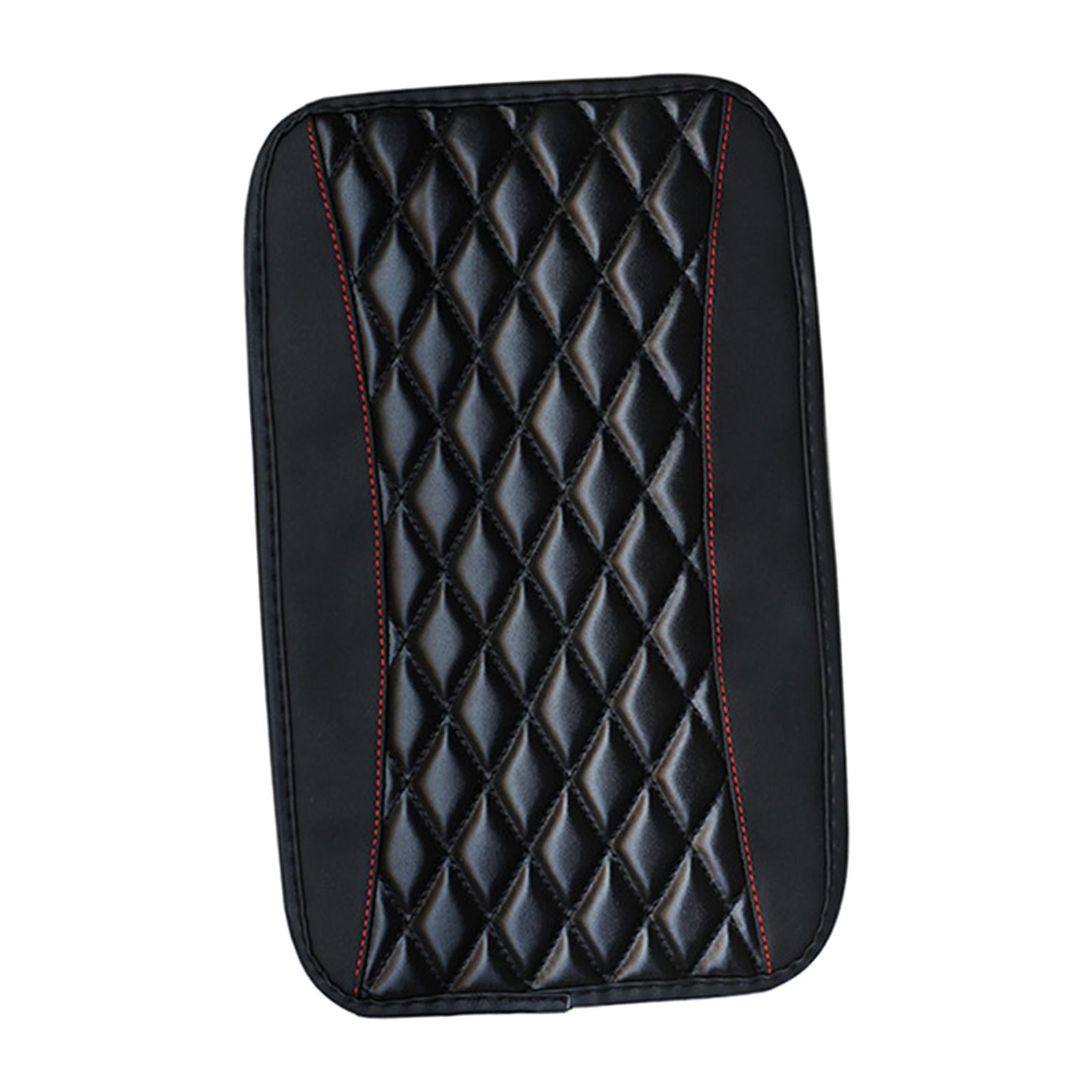 Ioensy - Funda De Cojín Para Reposabrazos, Protector De Almohadilla De Caja De Consola Central Para La Mayoría De Los Coches Suv, Color Negro