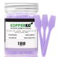 thumbnail image 1 of Espátulas cosméticas Kopperko de 2,5" moradas, paquete de 100, 1 of 9