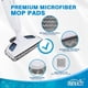 thumbnail image 2 of Almohadillas de repuesto para mopas a vapor compatibles con HOMEXCEL Bissell, 2 of 7