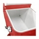 thumbnail image 2 of Cooler Retro Metalico Rojo Con Manilla Y Ruedas 60 Litros, 2 of 3
