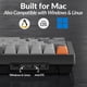 thumbnail image 5 of Teclado Keychron K4 Max Inalámbrico y Cableado con Distribución 96%, 5 of 8