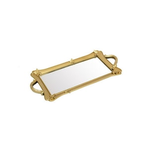 Vgo - Bandeja Plastica Rectangular 23X49 Cm Do