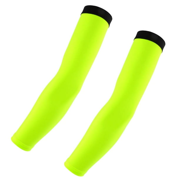 Bicicleta Golf Senderismo Mangas De Brazo Funda Para Puños Protección Solar UV M Amarillo