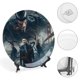 thumbnail image 4 of Venom Plato decorativo de porcelana fina (bone china), plato decorativo de cerámica para hogar, oficina, soporte de pared, platos decorativos para dormitorio - 6 pulgadas (15 cm), 4 of 6