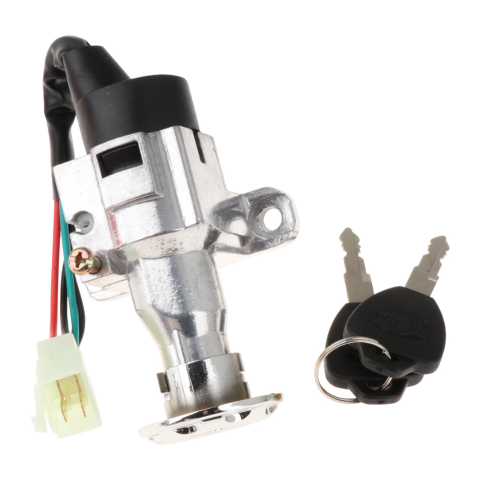 Magideal - Cerradura Para Scooter De Motor Eléctrico, Accesorio Para Bicicleta Eléctrica, Juego De Cerradura De Encendido Y Apagado De Fácil Instalación Genérica De 27 A 36 Mm