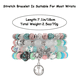 thumbnail image 3 of Brazalete bohemio de material mixto, 3 of 5