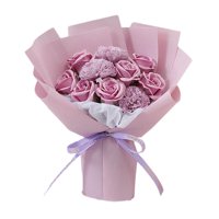 Bothyi - Ramos De Rosas Flor De Jabón Para El Día De San Valentín Día Del Maestro Ocasiones Especiales Violeta