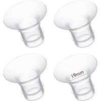 Momcozy Inserto De Brida De 19 Mm, Compatible Con Bridas De 19 Mm De La Mayoría De Las Bombas, 4 Unidades