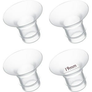 Momcozy Inserto De Brida De 19 Mm, Compatible Con Bridas De 19 Mm De La Mayoría De Las Bombas, 4 Unidades