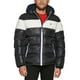 thumbnail image 1 of Chaqueta Tommy Hilfiger con capucha acolchada para hombre, color negro/blanco, talla M, 1 of 3