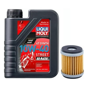Liqui Moly - Kit Mantencion Para Moto Zontes G1 155 / Zt 200 Negro