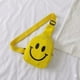 thumbnail image 1 of Mini Mochila Bandolera Infantil Amarilla con Carita Feliz, 1 of 4
