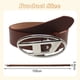 thumbnail image 4 of Cinturón Retro Con Hebilla Plateada Y Letra D Para Hombre, Cinturón Decorativo Para Vestir Vaqueros, Para Mujer, Primavera Y Verano, Longitud Ajustable., 4 of 5
