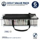 thumbnail image 2 of Bolsas de almacenamiento de CD Stock Your Home de PVC transparente (paquete de 6), 2 of 3