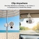 thumbnail image 3 of Ventilador clip coche pantalla LED portátil mini 360° rotación 199 velocidades, 3 of 7