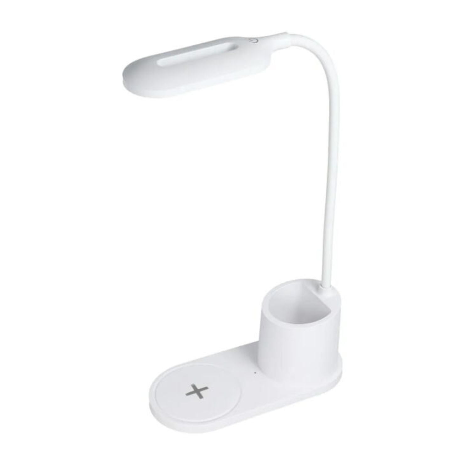 Disparo - Lámpara De Escritorio Con Cargador Inalámbrico + Portalapiz